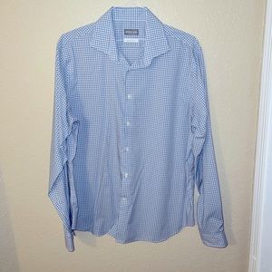 Michael Kors Mens Slim Fit Dress Shirt 17 36/37 (XL)